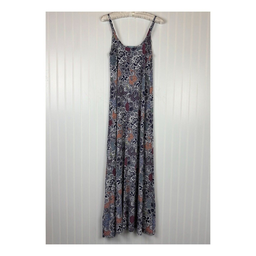 Cynthia Rowley Womens Floral Maxi Dress XS Stretch Resort Cruise Vacation Boho